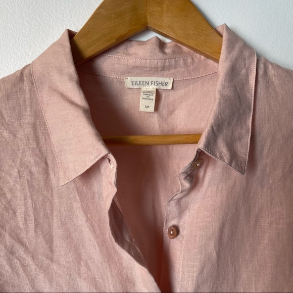 EILEEN FISHER LINEN TOP - Picture 2 of 5
